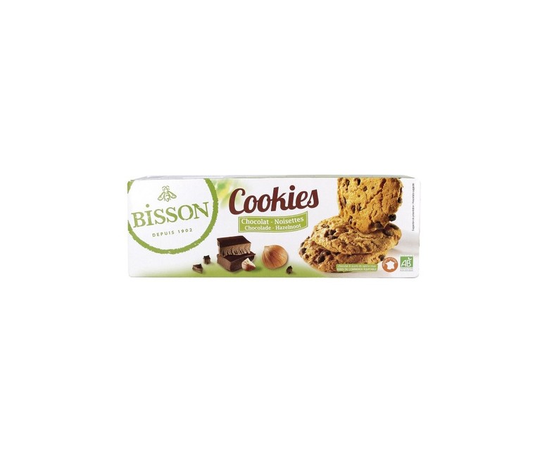 Galletas Cookies con chocolate y avellana 200 g Bisson