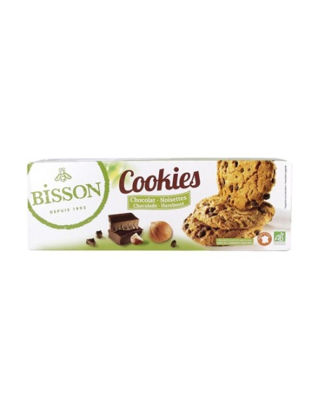 Galletas Cookies con chocolate y avellana 200 g Bisson