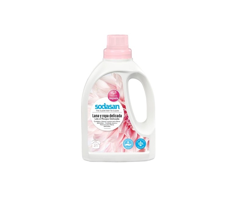 Detergente ropa delicada 750 ml (Floral) Sodasan
