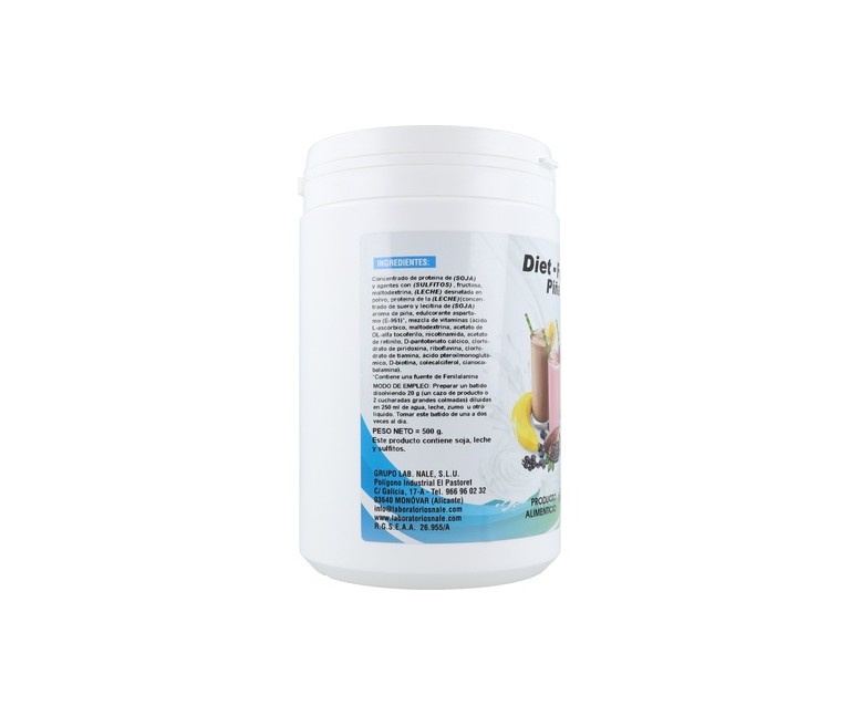 Diet Food Batido (Sabor Piña) 500 g (Piña) Nale