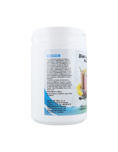 Diet Food Batido (Sabor Piña) 500 g (Piña) Nale