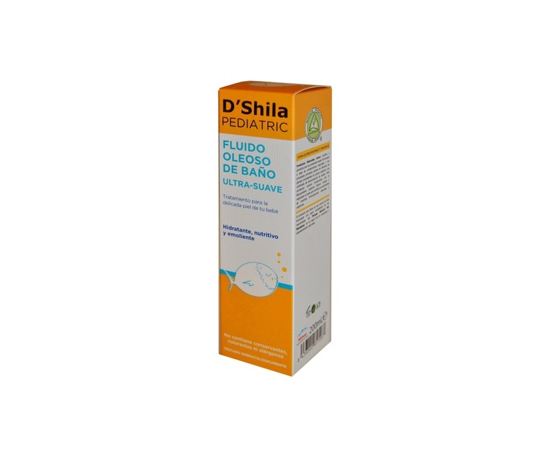 Fluido oleoso de baño ultra-suave bebé 200 ml D'Shila