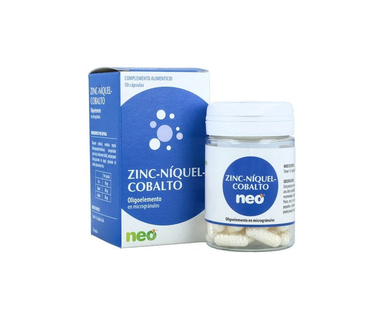 Zinc, Niquel y Cobalto 50 cápsulas Neo