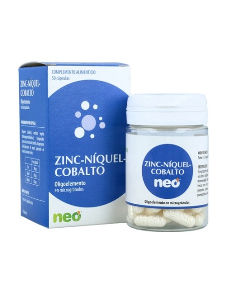 Zinc, Niquel y Cobalto 50 cápsulas Neo