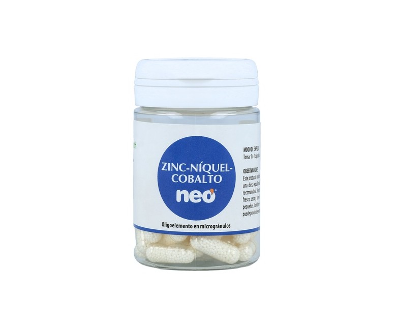Zinc, Niquel y Cobalto 50 cápsulas Neo