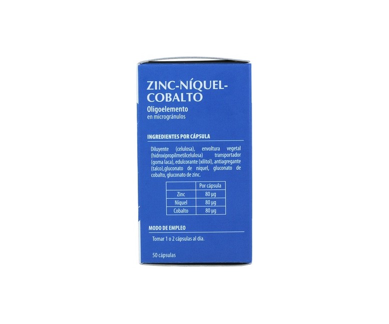 Zinc, Niquel y Cobalto 50 cápsulas Neo