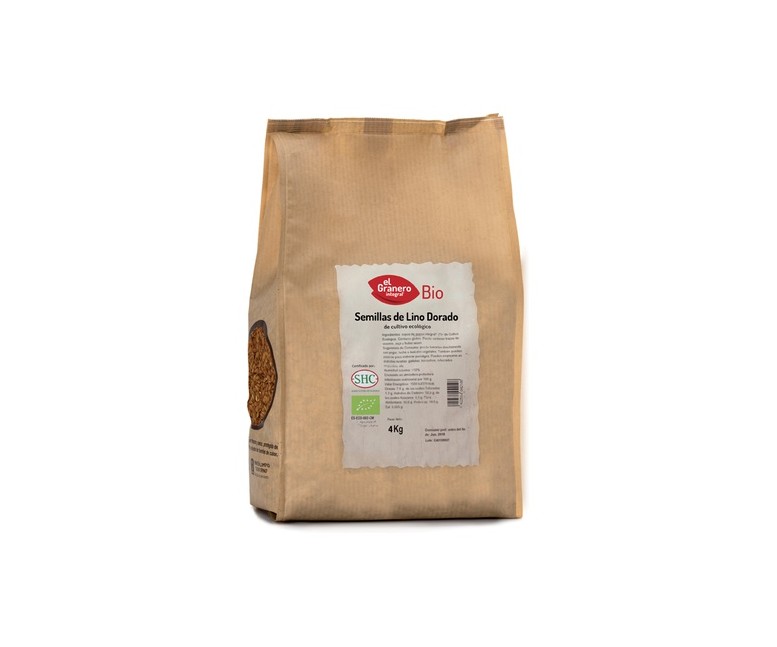 Semillas de lino dorado bio 4 kg El Granero Integral