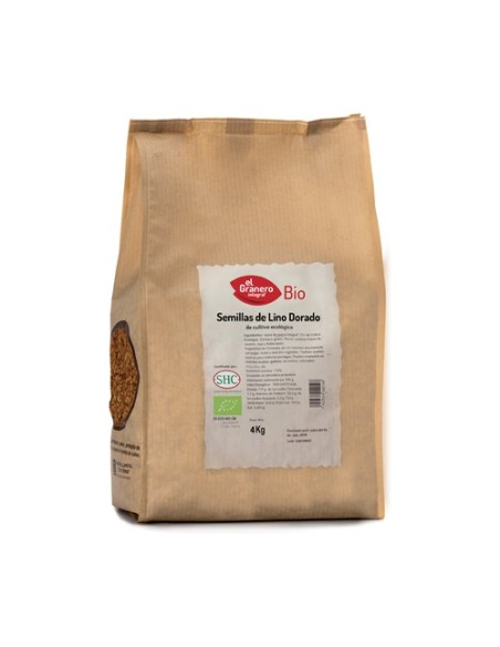 Semillas de lino dorado bio 4 kg El Granero Integral