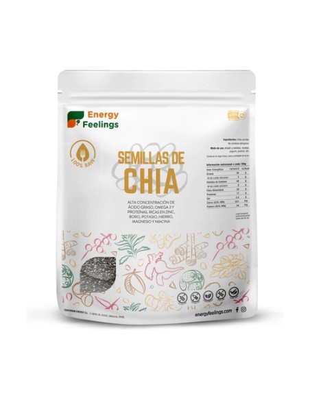 Semillas de chía 500 g Energy Feelings