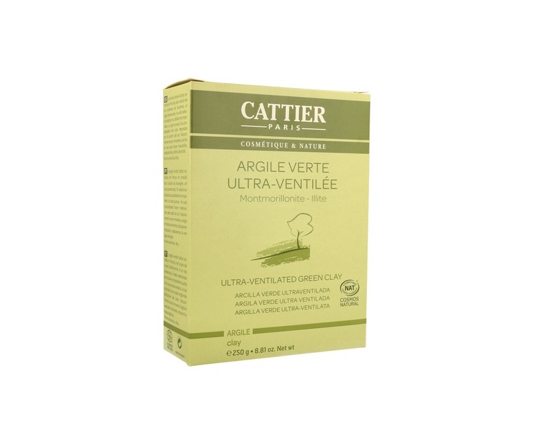 Arcilla Verde Ultra Ventilada 250 g Cattier