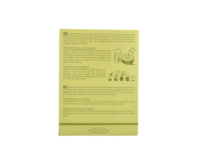 Arcilla Verde Ultra Ventilada 250 g Cattier