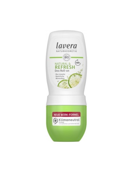 Desodorante roll-on 48h refresh & natural 50 ml Lavera