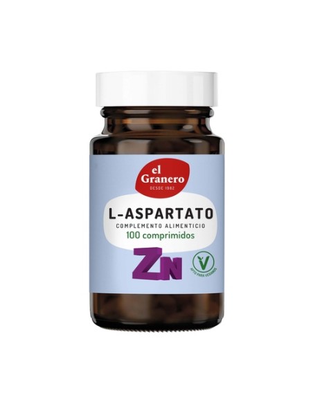 L-Aspartato de Zinc 100 comprimidos El Granero Integral