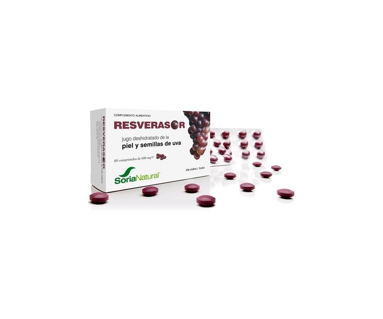 Resverasor 60 comprimidos de 600mg Soria Natural