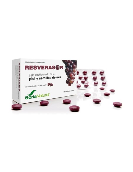 Resverasor 60 comprimidos de 600mg Soria Natural