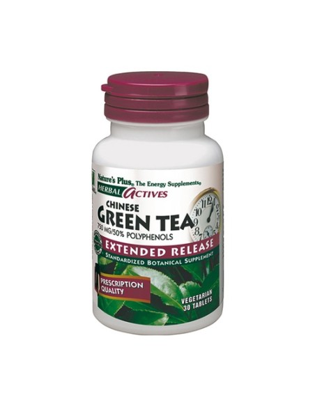 Te Verde Chino (Chinesse Green Tea) 30 comprimidos Natures Plus