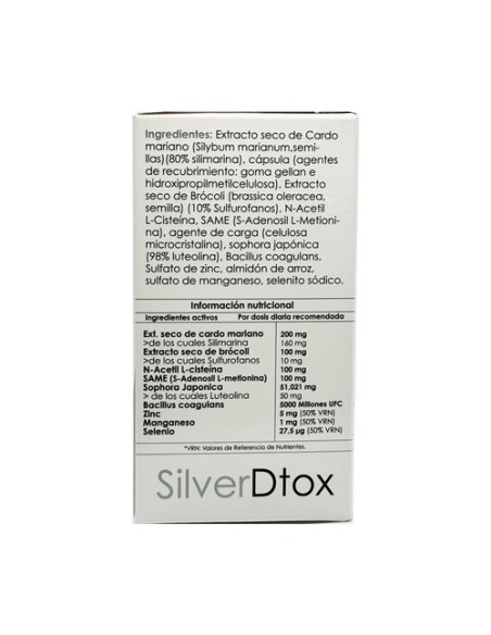 Silverdtox detox 30 cápsulas Inmunelab