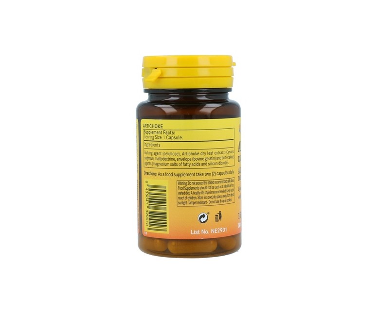 Alcachofa 50 cápsulas de 150mg Nature Essential