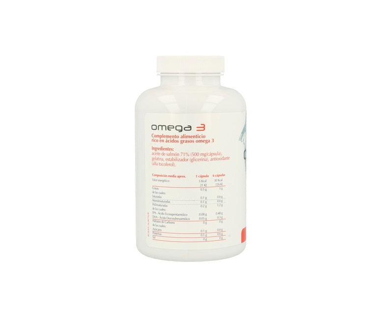 Omega 3 (Aceite de Salmón) 450 cápsulas Plantis