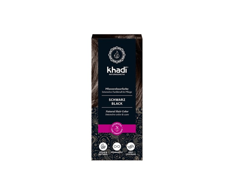 Tinte vegetal negro 100 g (Negro) Khadi
