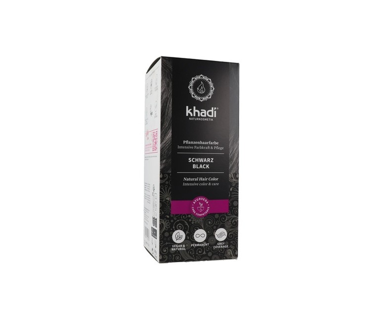 Tinte vegetal negro 100 g (Negro) Khadi