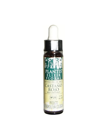 Flores De Bach Castaño Rojo-25 Elixir Floral Eco 10 ml de elixir floral Plantis