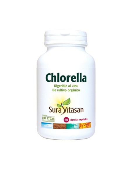 Chlorella 60 cápsulas de 455mg Sura Vitasan