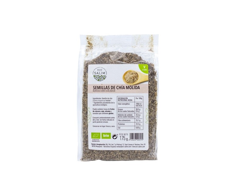 Semilla de chía molida Eco 175 g Eco Salim