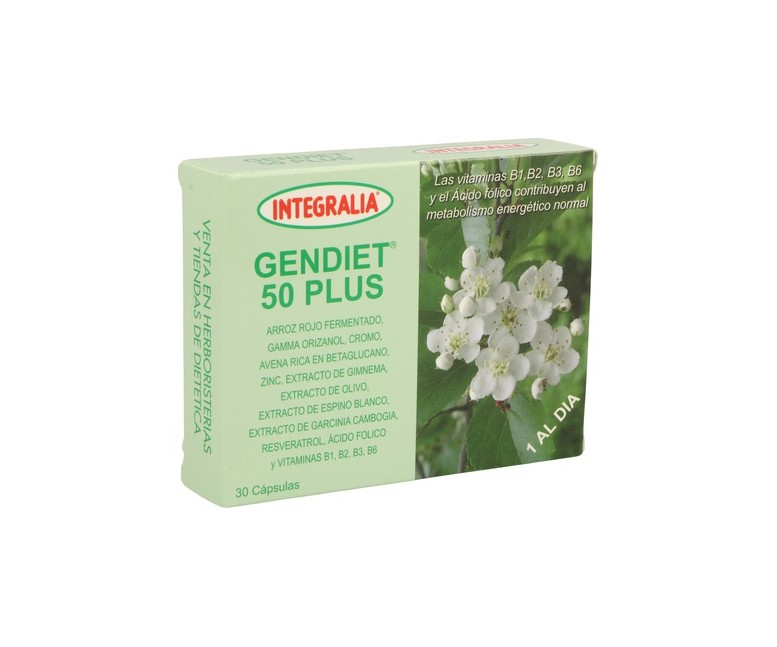 Gendiet 50 Plus 30 cápsulas Integralia