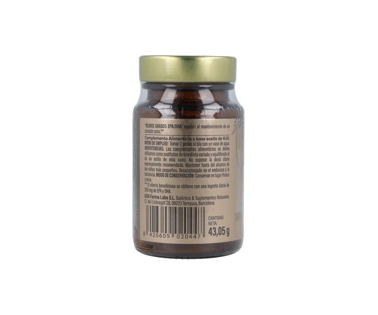Omega-3 Krill 60 perlas GSN