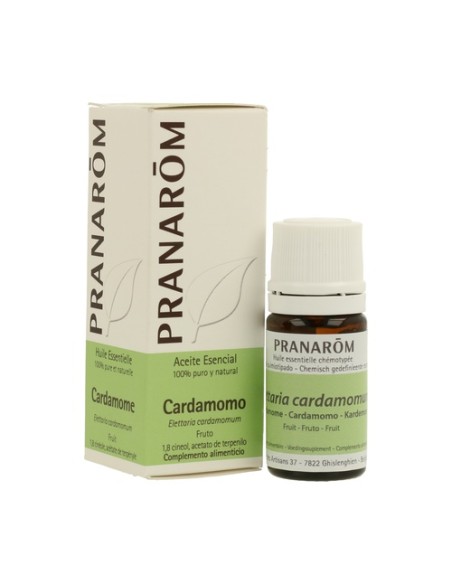 Aceite esencial de Cardamomo 5 ml de aceite esencial Pranarom
