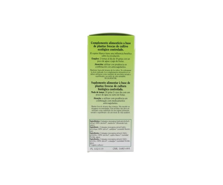 Crataegus Monogyna (Espino Blanco) 50 ml Biover