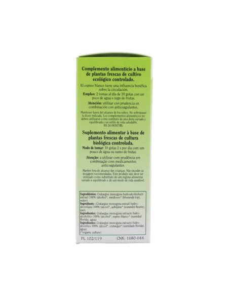 Crataegus Monogyna (Espino Blanco) 50 ml Biover
