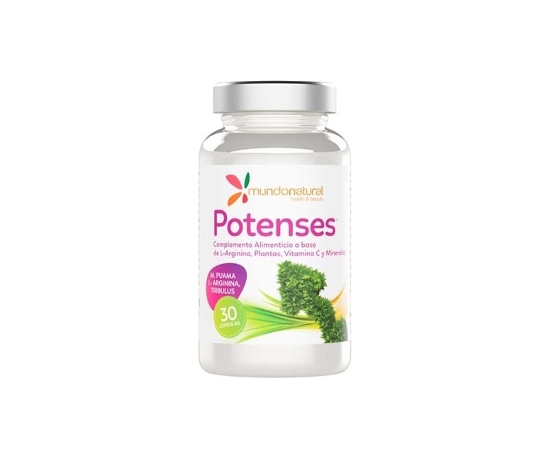 Potenses (relaciones íntimas) 30 cápsulas de 868mg Mundonatural