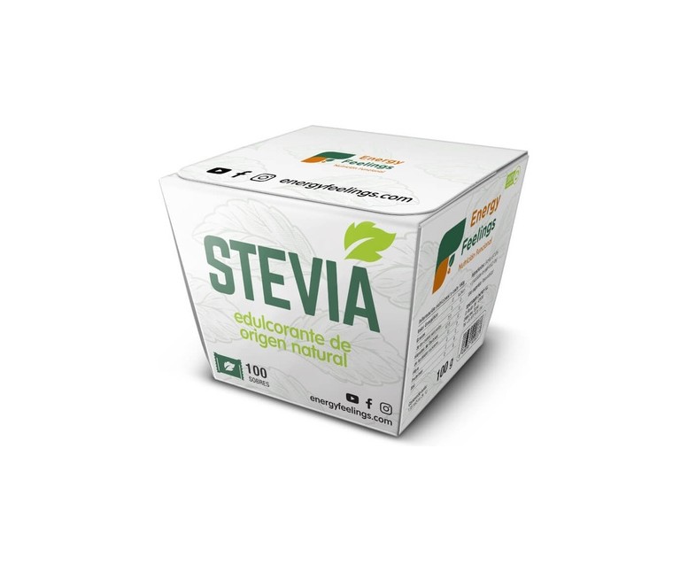 Stevia Sobres Individuales 100 sobres de 1g Energy Feelings