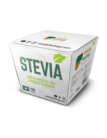 Stevia Sobres Individuales 100 sobres de 1g Energy Feelings