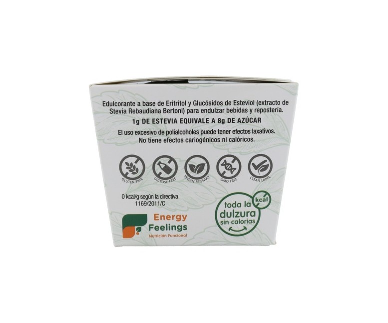 Stevia Sobres Individuales 100 sobres de 1g Energy Feelings