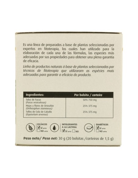 Infusión Herboplant Obes 4 Diurética 20 bolsitas infusoras Herbora