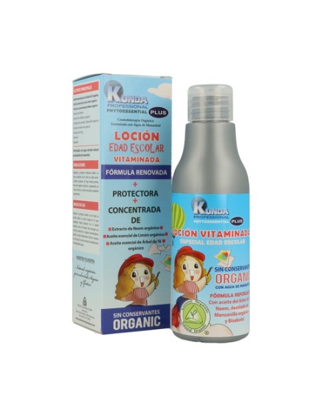 Loción Escolar Vitaminada Antiparásitos 250 ml Kunda