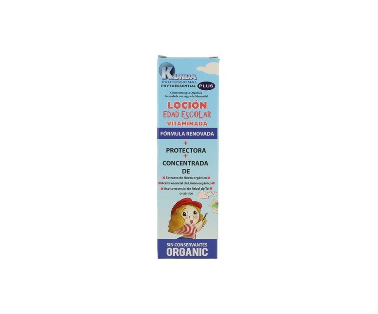 Loción Escolar Vitaminada Antiparásitos 250 ml Kunda