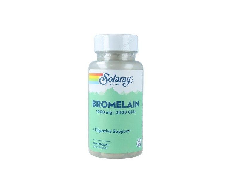 Bromelina 60 cápsulas vegetales Solaray