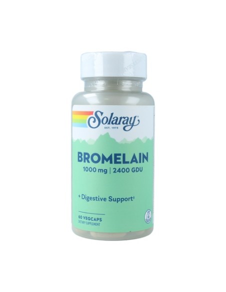 Bromelina 60 cápsulas vegetales Solaray