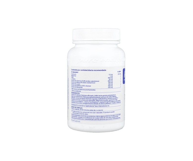 Fórmula descanso 60 cápsulas Pure Encapsulations