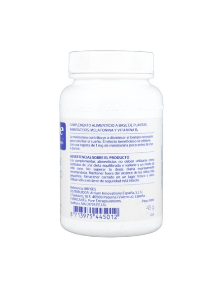 Fórmula descanso 60 cápsulas Pure Encapsulations