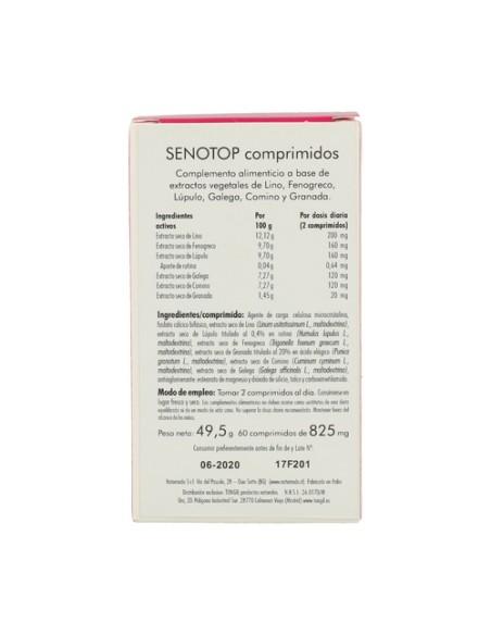 Senotop comprimidos para senos 60 comprimidos Naturando