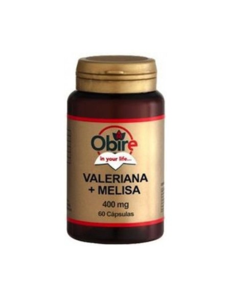 Valeriana y Melisa 60 cápsulas de 200mg Obire