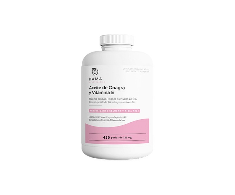 Aceite de Onagra y Vitamina E 450 perlas Herbora