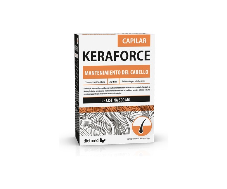 Keraforce capilar 30 comprimidos Dietmed