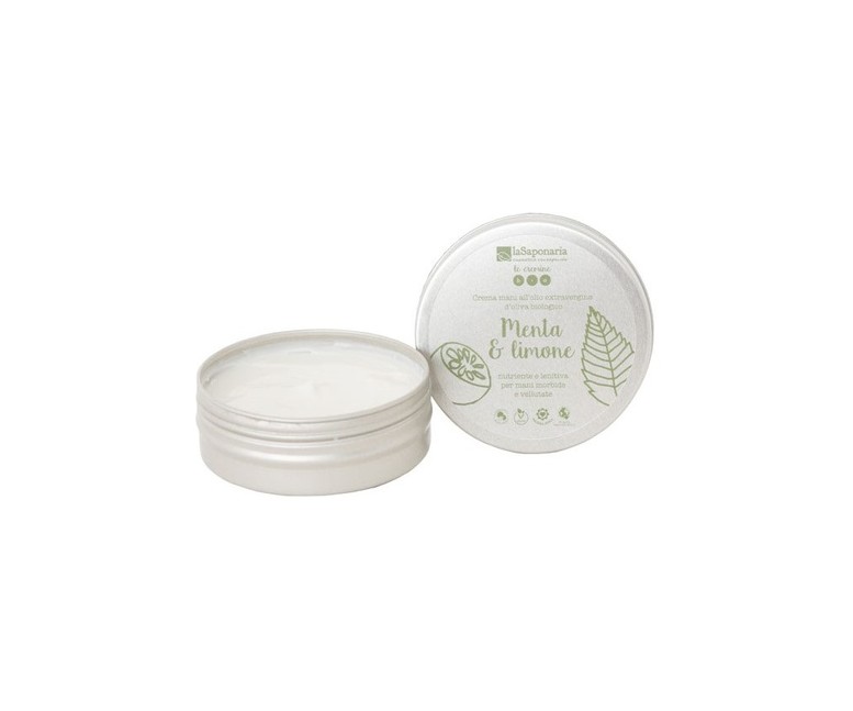 Crema de Manos - Menta y Limón 60 ml de crema La Saponaria