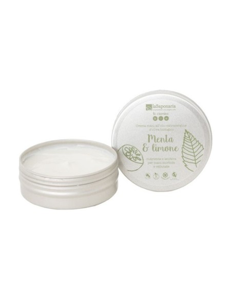 Crema de Manos - Menta y Limón 60 ml de crema La Saponaria